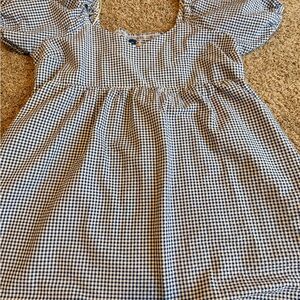 Old Navy Blue and White Gingham Dress